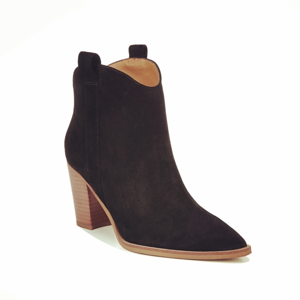 Chic Franco Sarto Suede Booties - Picture 2 of 12